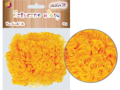 Umělé vlasy pro dekoraci - blond