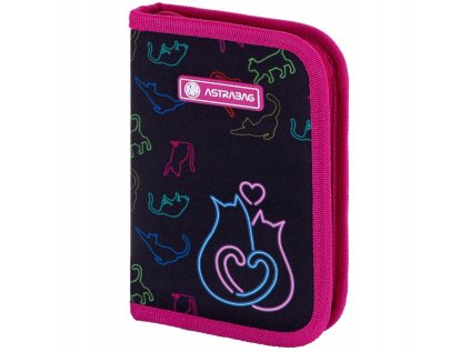 Penál ASTRABAG LOVE 1 zip prázdný AC1