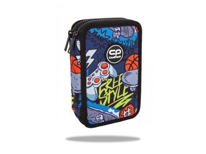 Penál 3 zipy Jumper HOBBY - vybavený