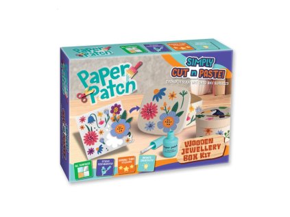 PAULINDA sada na decoupage "paper patch" Dřevěná truhla