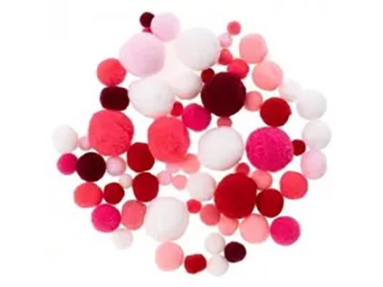 Bambule BREWIS mix velikosti 20 g - růžové