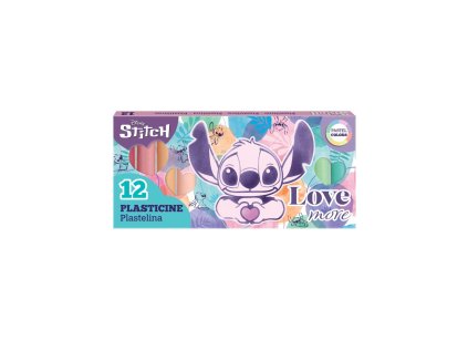 Plastelína 12 barev Stitch