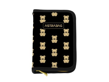 Penál 1 zip TEDDY - prázdný 2 klopy
