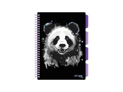 Blok Strigo B5/100l 80g Panda spirála s rozřaďovačem