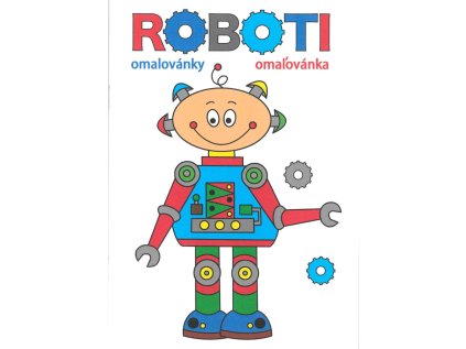 Omalovánky A5 Roboti