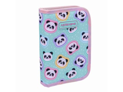 Penál 1 zip Minty Pandas vybavený