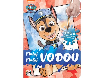 Omalovánky A4 maluj vodou Tlapková patrola