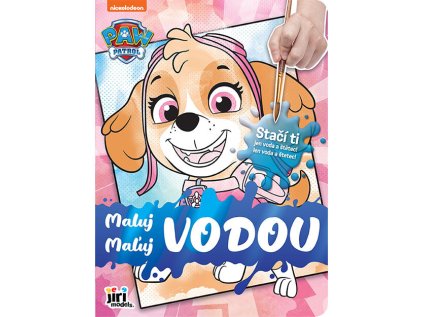 Omalovánky A4 maluj vodou Tlapková patrola