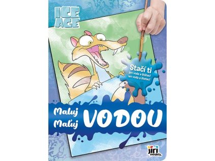 Omalovánky A4 maluj vodou Doba ledová