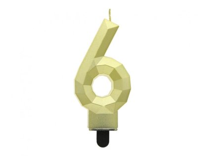 Dortová svíčka DIAMOND č. 6
