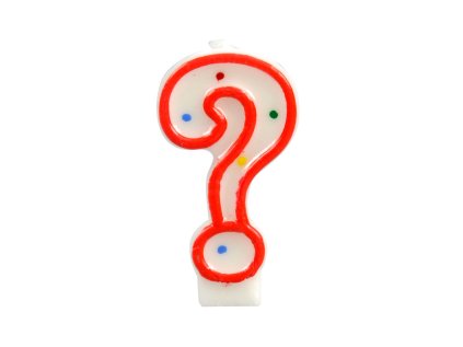 Dortové svíčky Otazník