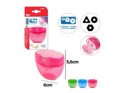 Ořezávátko JUMBO 3 otvory na blistru