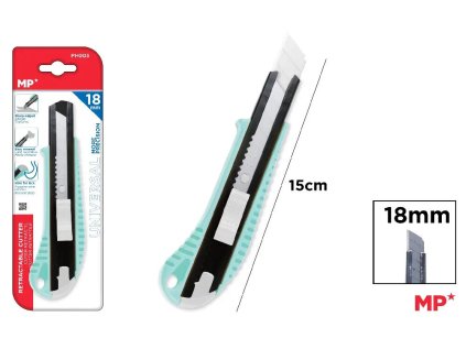 Nůž ulamovací 18 mm x 15 cm na blistru