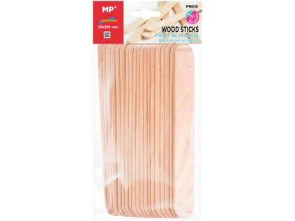 Dřívka 2,5 x 20 cm 20 ks natur