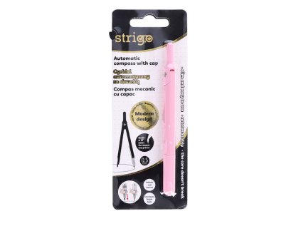 Kružítko automatické STRIGO růžové