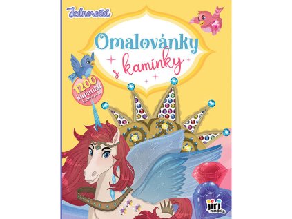 Omalovánky A4 s kamínky - Jednorožci