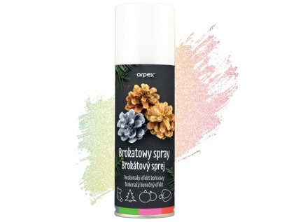 Párty spray 100 ml multicolor brokát