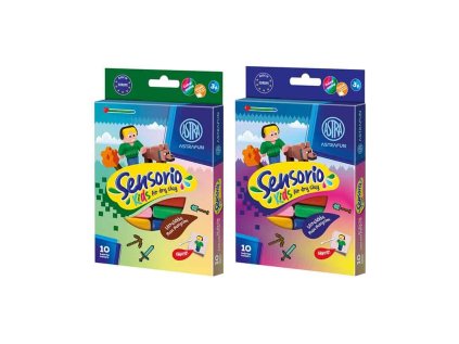 ASTRAFUN modelovací hmota odlehčená PIXEL 10 barev