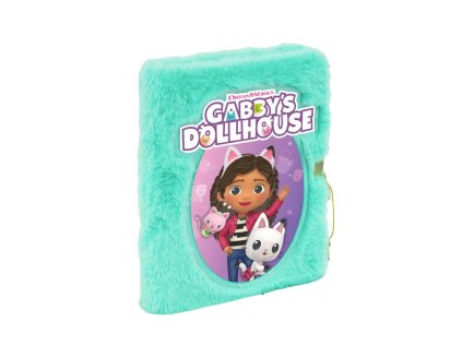 Památník plyšový A5 se zámkem - Gabby