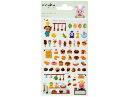 Samolepky KLEYKY "mlsání"