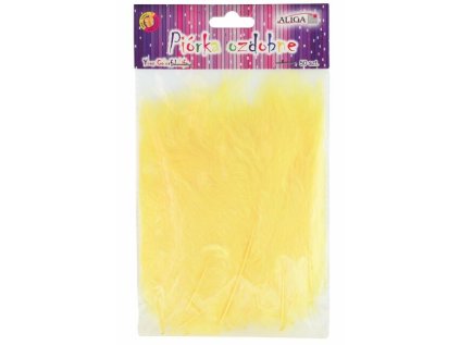 ALIGA peříčka P-082 50ks žlutá sv.