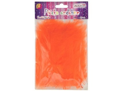ALIGA peříčka P-081 50ks oranžová