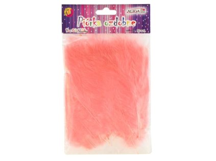 ALIGA peříčka P-071 50ks růžová sv.