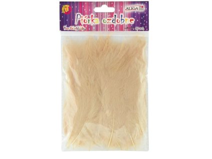 ALIGA peříčka P-077 50ks béžová