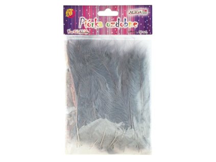 ALIGA peříčka P-061 50ks šedá