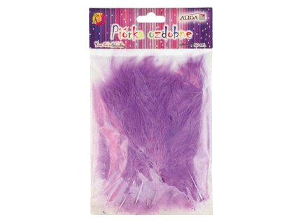 ALIGA peříčka P-076 50ks sv. fialová