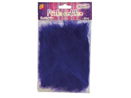 ALIGA peříčka P-062 50ks fialová