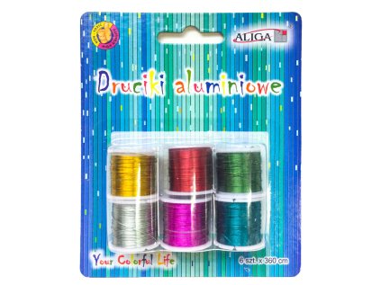 ALIGA drátek DA-3717 0,3*3m 6 bárev