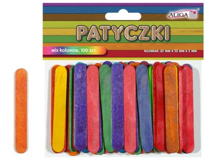 ALIGA dřívka PK-0074 MIX 100ks