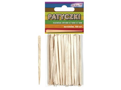 ALIGA dřívka PK-0081 natur 100ks