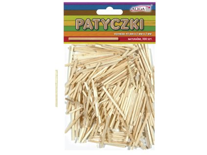 ALIGA dřívka PK-0166 natur 500ks