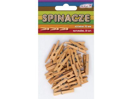 ALIGA količky SPIN-0523 30mm natur 25ks