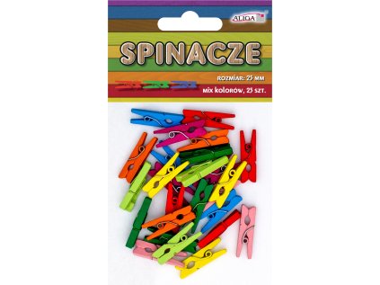 ALIGA količky SPIN-0547 25mm natur 25ks
