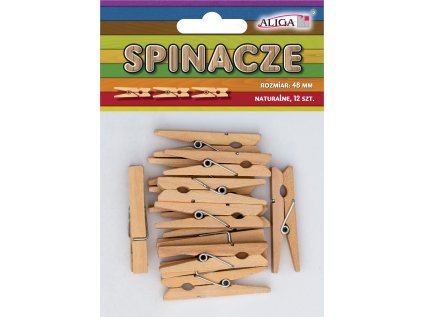 ALIGA količky SPIN-0554 48mm natur 12ks