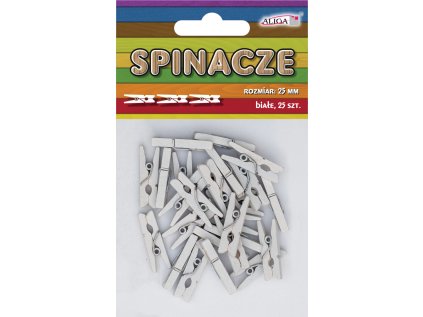 ALIGA količky SPIN-0592 25mm bíle 25ks