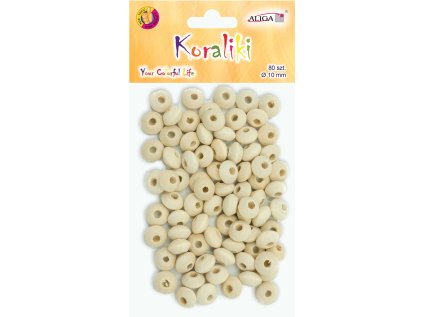 ALIGA korálky PJ-0775 10mm 80ks ploché