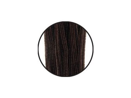 ALIGA drátky plyšové 40ks DPK-23 hnědé