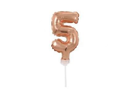 GD balónek fóliový 13cm 5 starorůžová