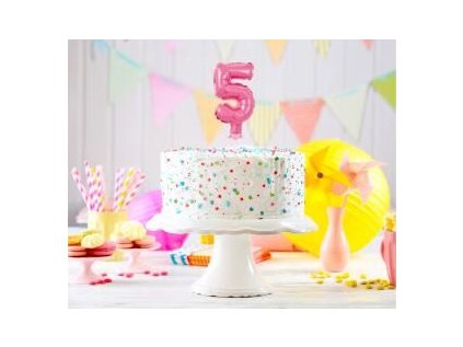 GD balónek fóliový 13cm 5 růžová