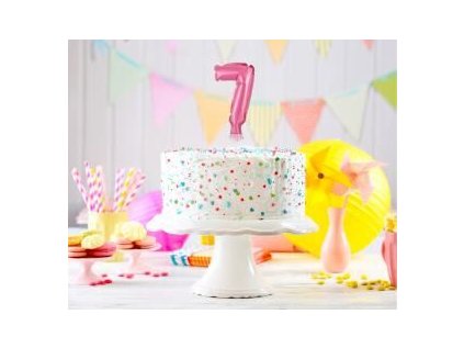 GD balónek fóliový 13cm 7 růžová