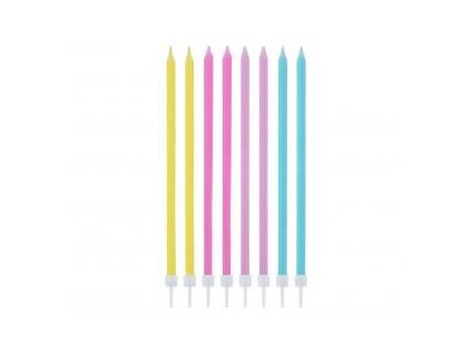 GD Svíčky dortové 16ks 14,5cm, pastel