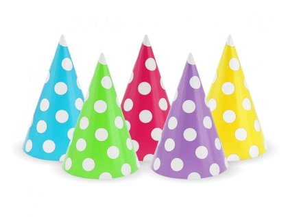 GD čepička Puntíky 5ks