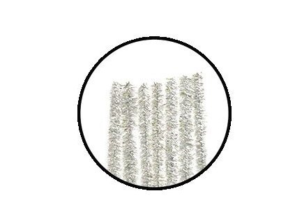 ALIGA drátky plyšové 40ks DPK-02 stříbrn