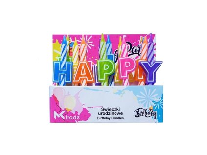 Svíčky dortové SH-200 "happy"