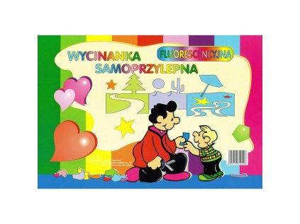 Papír samolepící sešit B4 8 listů FLUO