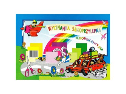 Papír samolepící sešit B5 8 listů FLUO